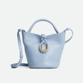 Bottega Veneta Liberta Women's Adjustable Detachable Shoulder Strap Solid Color Leather Bucket Bag Single Shoulder Crossbody Handbag Bags #77161