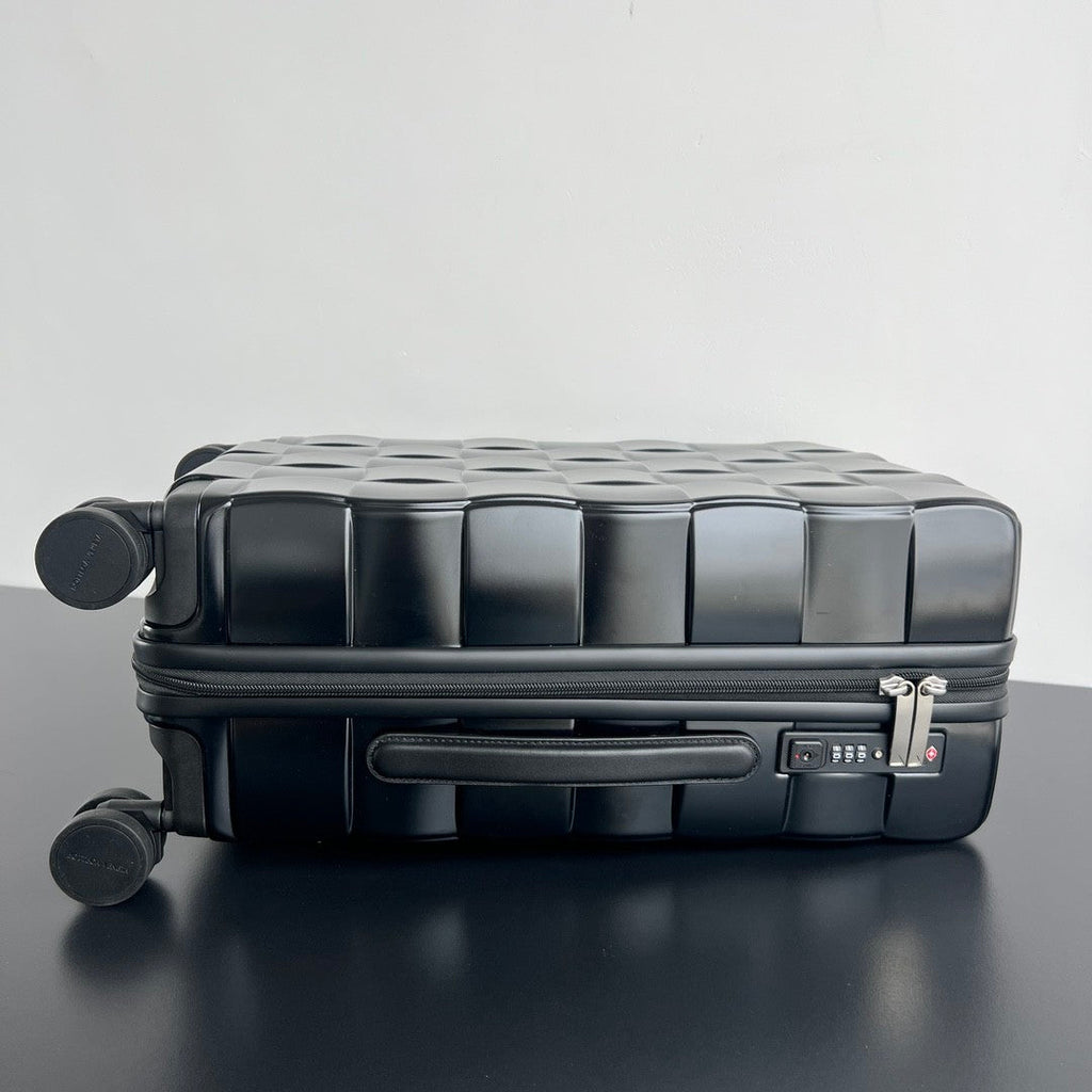 Bottega Veneta Odyssey Men's And Women's Locking Zipper Closure Polycarbonate Solid Color Luggage Trolley Case Bag #75332