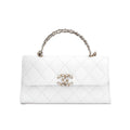 Chanel Women's Solid Color Diamond Pattern Chain Shoulder Strap Grain Embossed Leather Flap Bag Single Shoulder Handbag Crossbody Bags #77513
