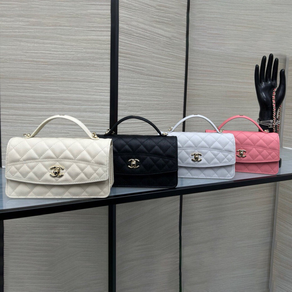 Chanel Chain Clutch Grain Embossed Calfskin With Gold Metal Logo Shoulder Crossbody Bag Fashion Temperament Pure Colour Spring Summer Bags AP4402Y #81133