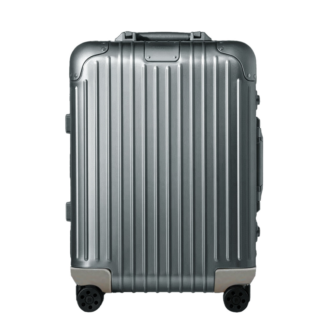 Rimowa Men's Women Solid Color Aluminum Magnesium Alloy Suitcase Suitcase Leisure 21-Inch Business Metal Shipping Trolley Case Box #76217