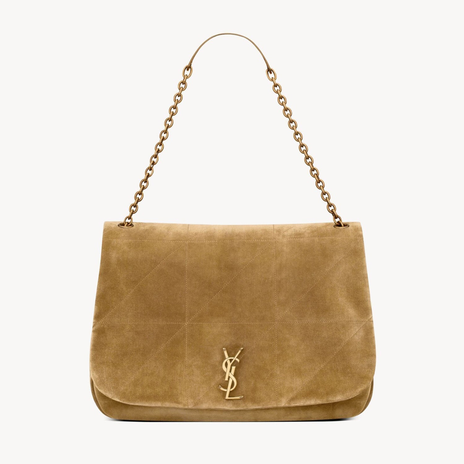 Saint Laurent Jamie 4.3 Women's Solid Color Logo Chain Suede Handbag Shoulder Bag Crossbody Bag Bags #78112