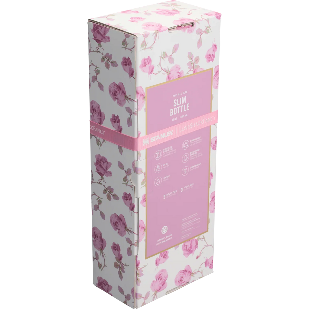 The Stanley x LoveShackFancy All Day Slim Bottle | 12 OZ