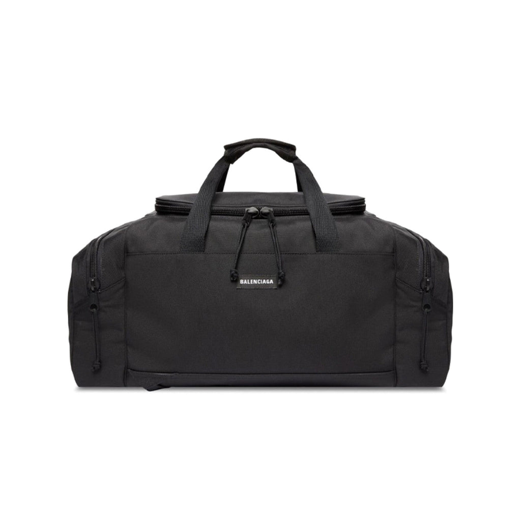 Balenciaga Men's Black Letter Logo Zipper Closure Polyester Backpack Shoulder Bag Tote Bags #75667