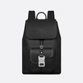 Dior Men's Solid Color Adjustable Shoulder Strap Flap Drawstring Closure Grained Cowhide Shoulder Bag Bags #75297