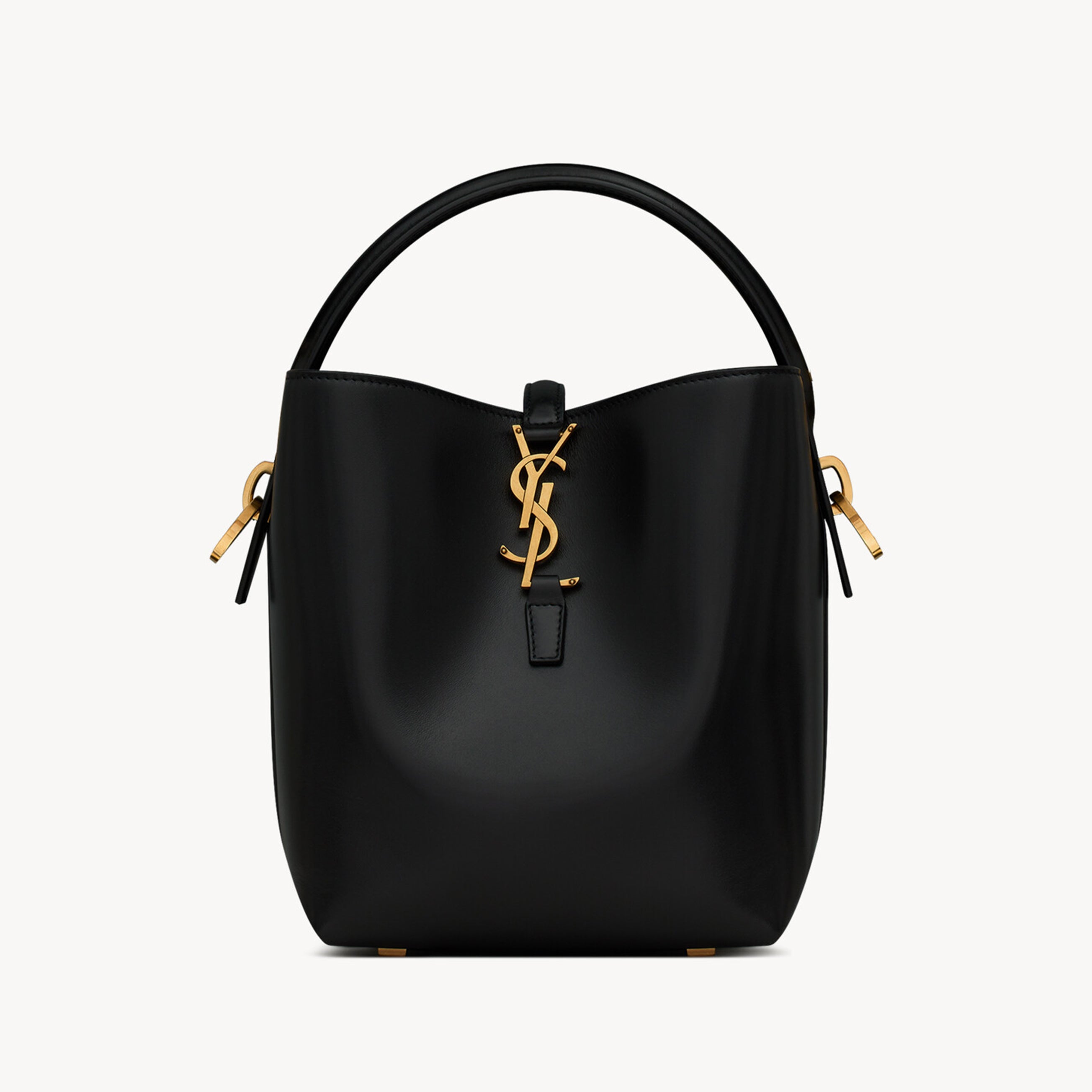 Saint Laurent Women's LE 37 Logo Hook Buckle mini Small Glossy Solid Color Bucket Bag Suede Leather Handbags Casual Bags 7490362R20W9207 #81334