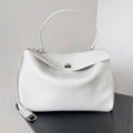 Balenciaga Rodeo Large Handbag Women's Men's Solid Fashion Leather Contour Gold Silver Metal Accessories Bags 7897442AA4V2621 Ngvp #1584