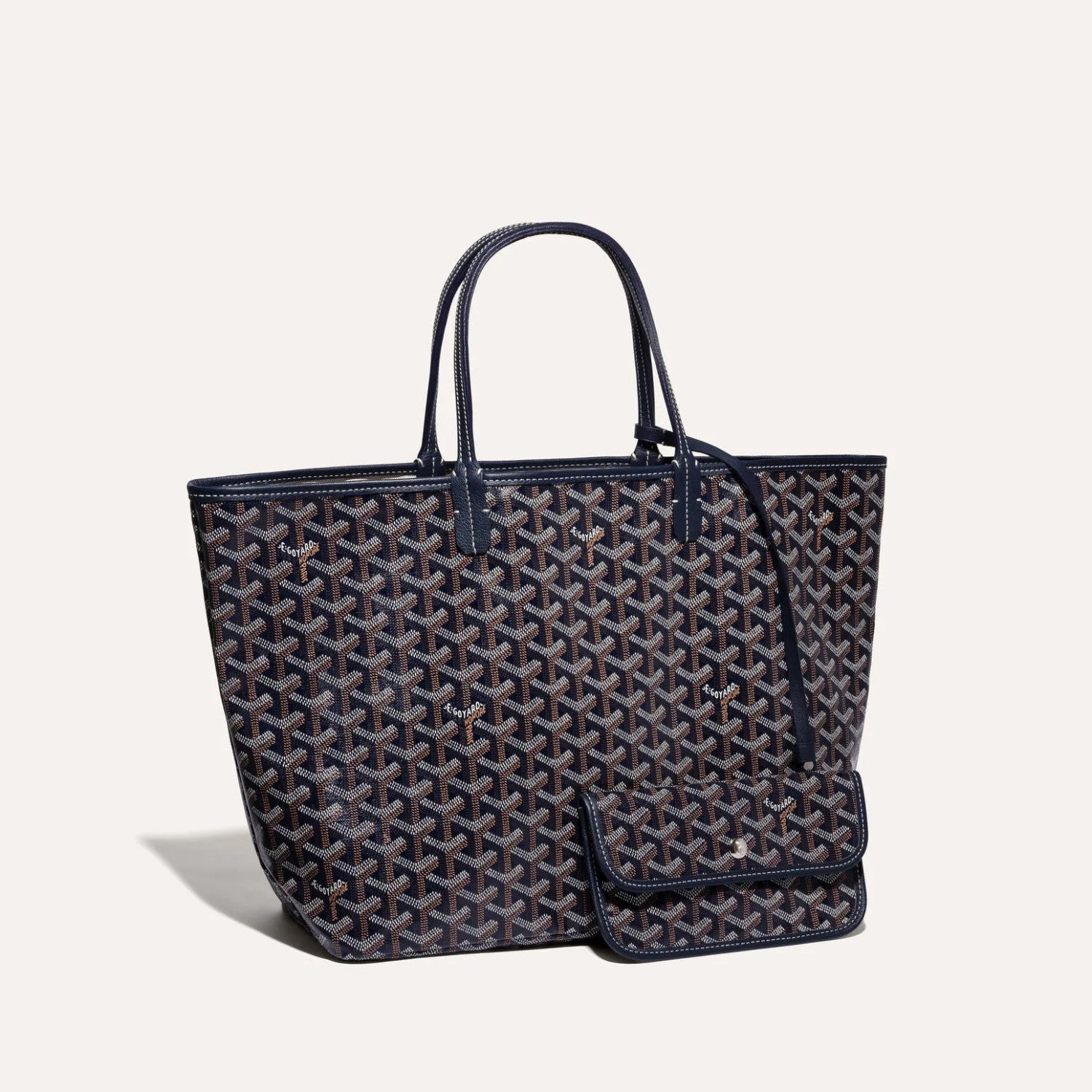 GOYARD Men's Women Saint Louis Handbag Y Full Print Casual Mother Bag Leather Shoulder Bag Tote Bags #77386