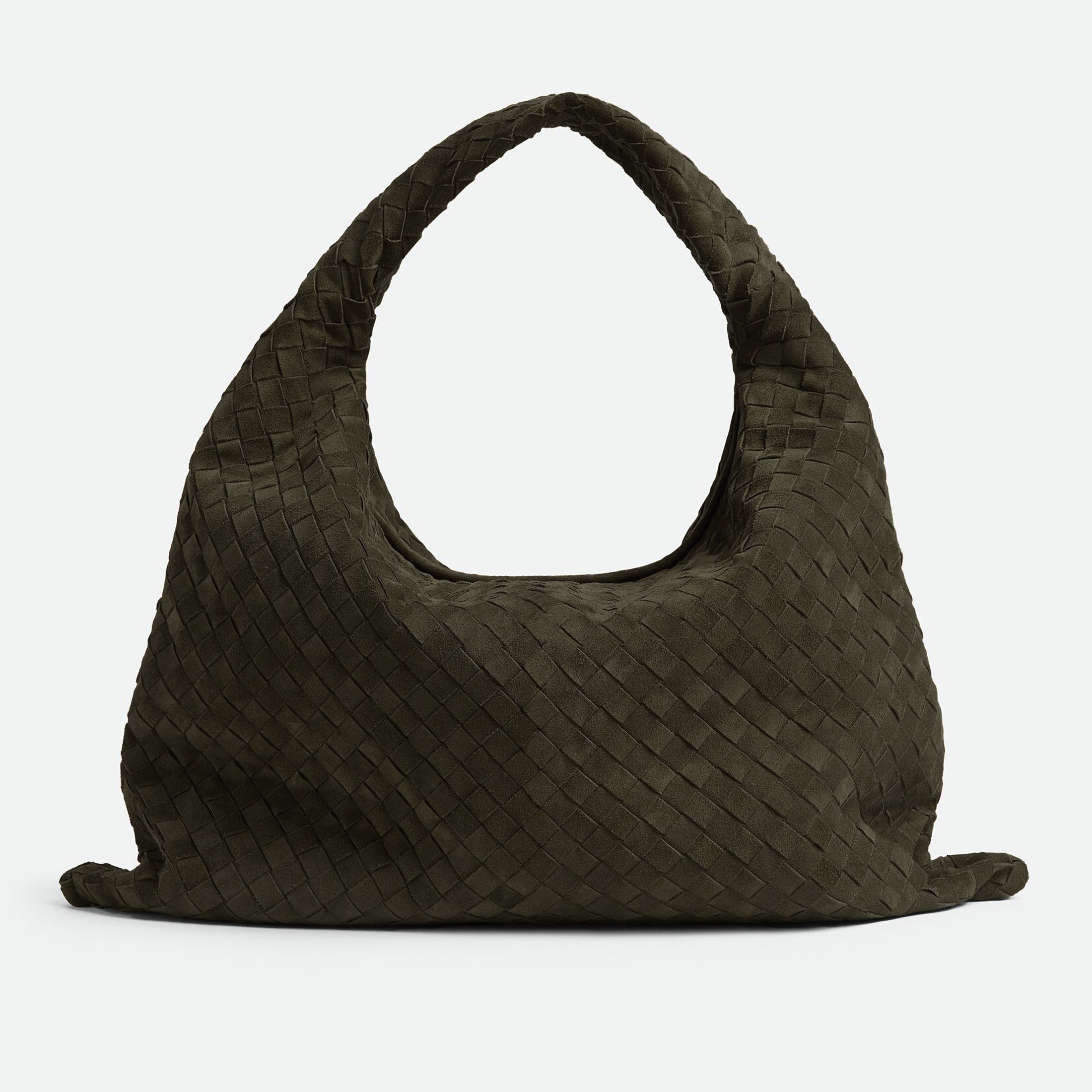 Bottega Veneta Hop Large Multicolor Collection Intrecciato Woven Shoulder Bag Suede Glossy Leather 100% Genuine Leather Fashion Temperament Bags 763970V3IV12190 #81129