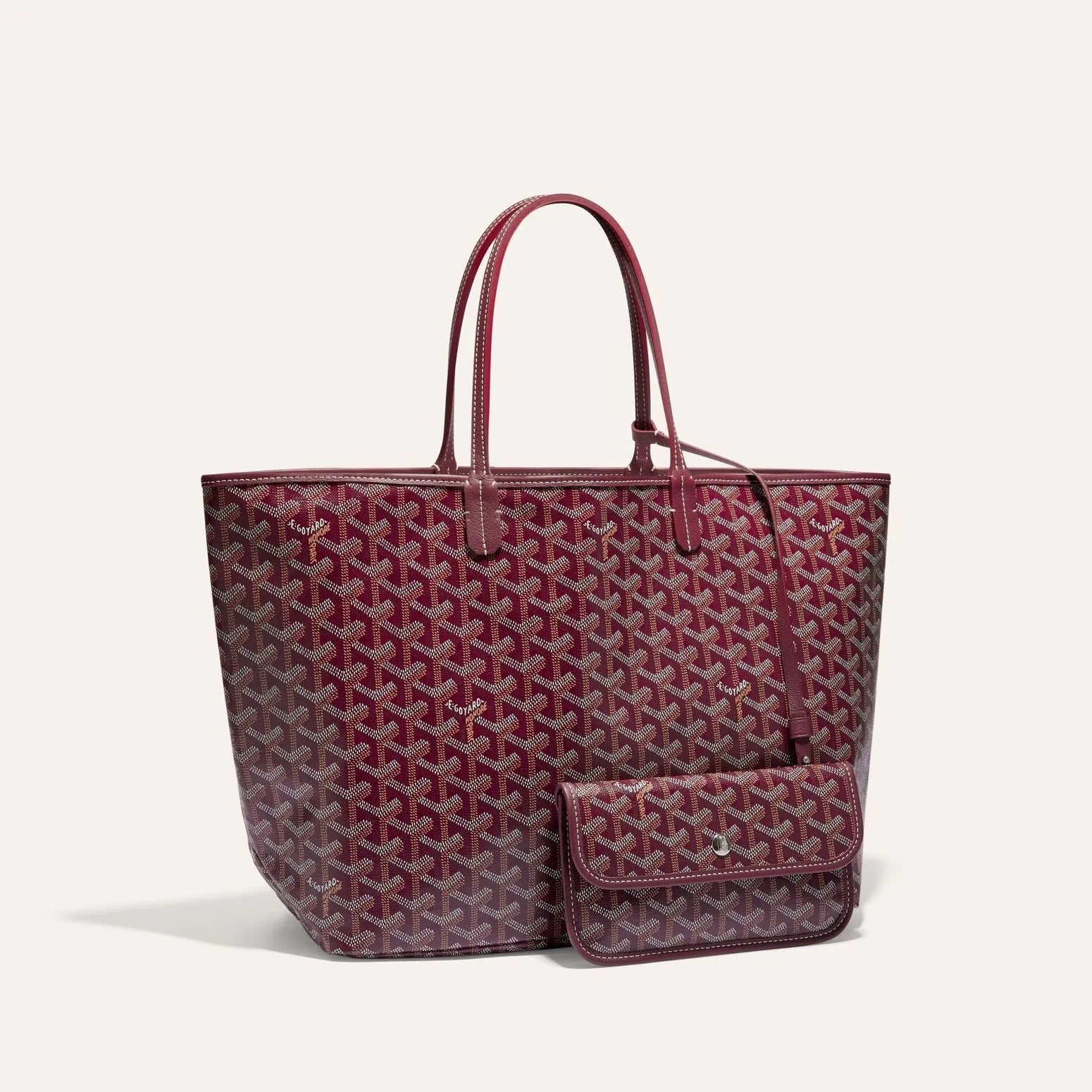 GOYARD Men's Women Saint Louis Handbag Y Full Print Casual Mother Bag Leather Shoulder Bag Tote Bags #77386