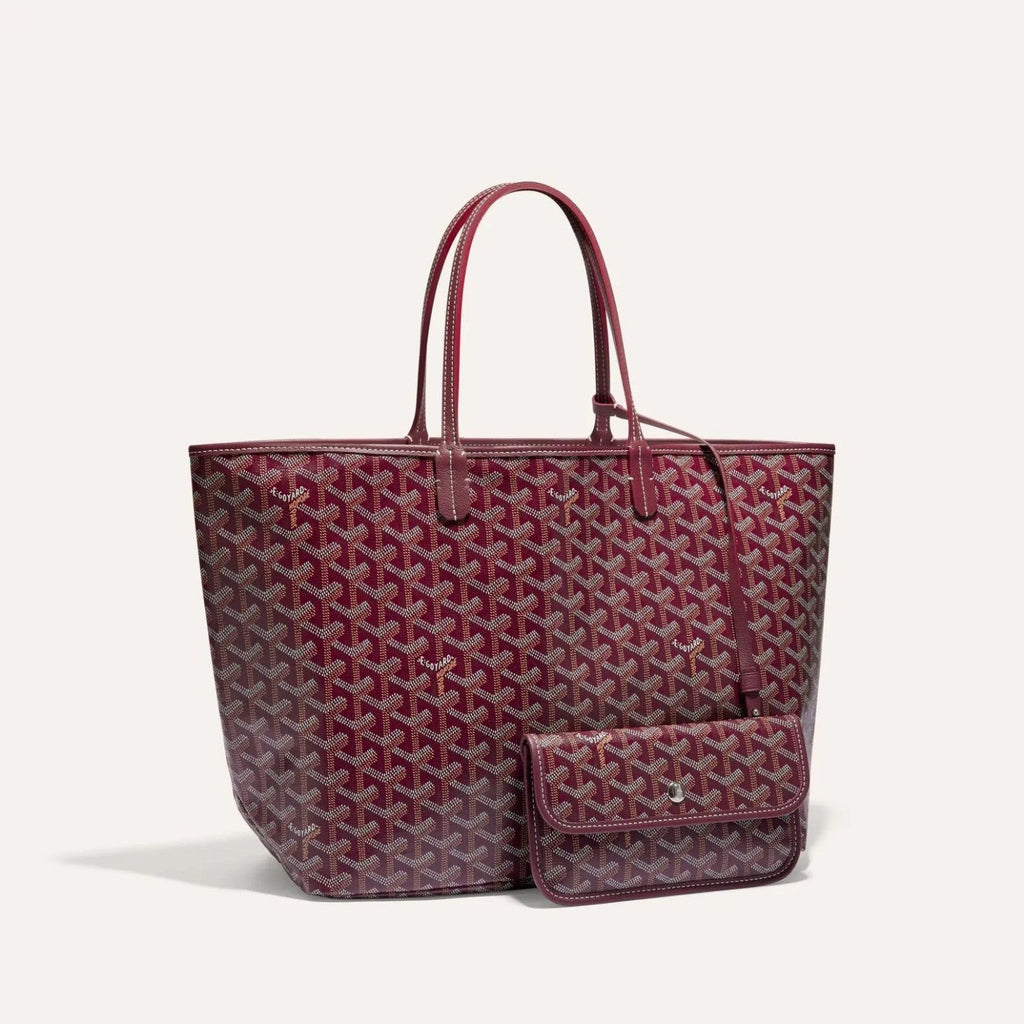 GOYARD Men's Women Saint Louis Handbag Y Full Print Casual Mother Bag Leather Shoulder Bag Tote Bags #77386