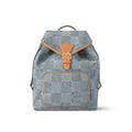 Louis Vuitton MONTSOURIS Men's Solid Colour Tessellated Printed Denim Shoulder Bag Backpacks Bags #76846