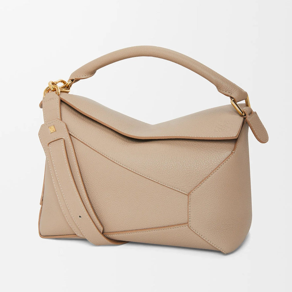 Loewe Women's Medium Grained Cowhide Puzzle Handbag Solid Color Patchwork Crossbody Bags Bag 0010896454 #76833