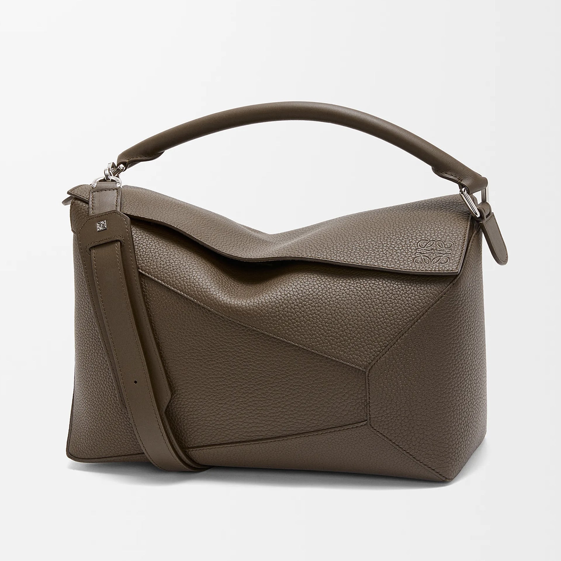 Loewe Women's Medium Grained Cowhide Puzzle Handbag Solid Color Patchwork Crossbody Bags Bag 0010896454 #76833
