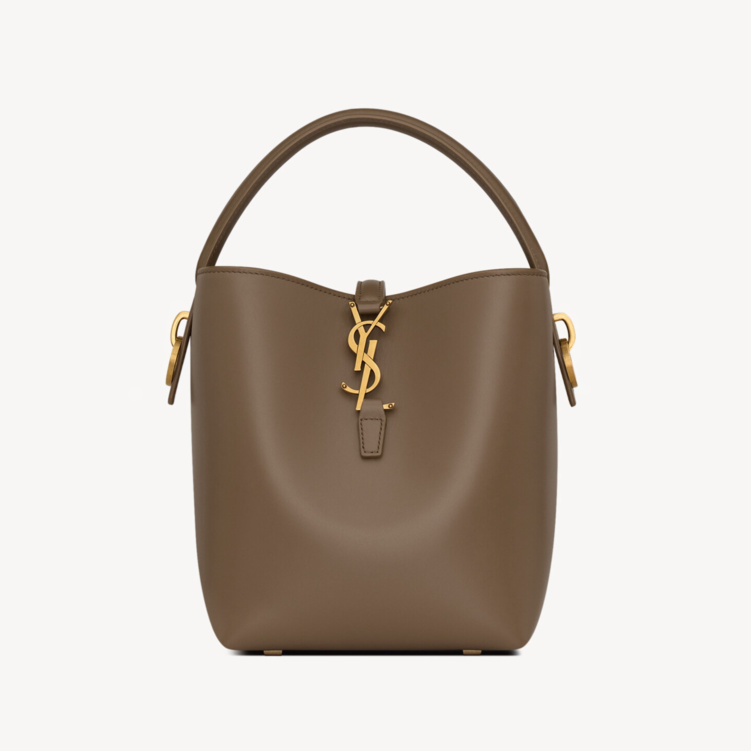 Saint Laurent Women's LE 37 Logo Hook Buckle mini Small Glossy Solid Color Bucket Bag Suede Leather Handbags Casual Bags 7490362R20W9207 #81334