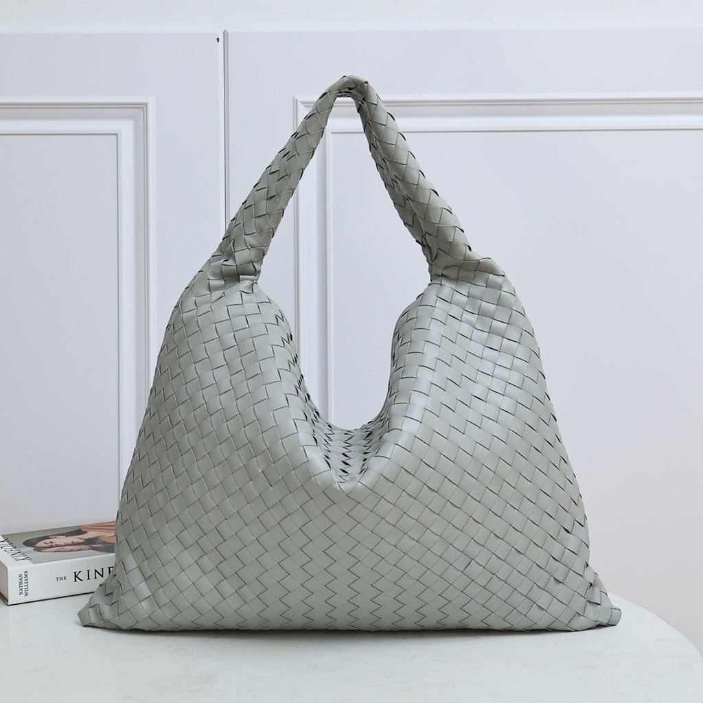 Bottega Veneta Hop Large Multicolor Collection Intrecciato Woven Shoulder Bag Suede Glossy Leather 100% Genuine Leather Fashion Temperament Bags 763970V3IV12190 #81129
