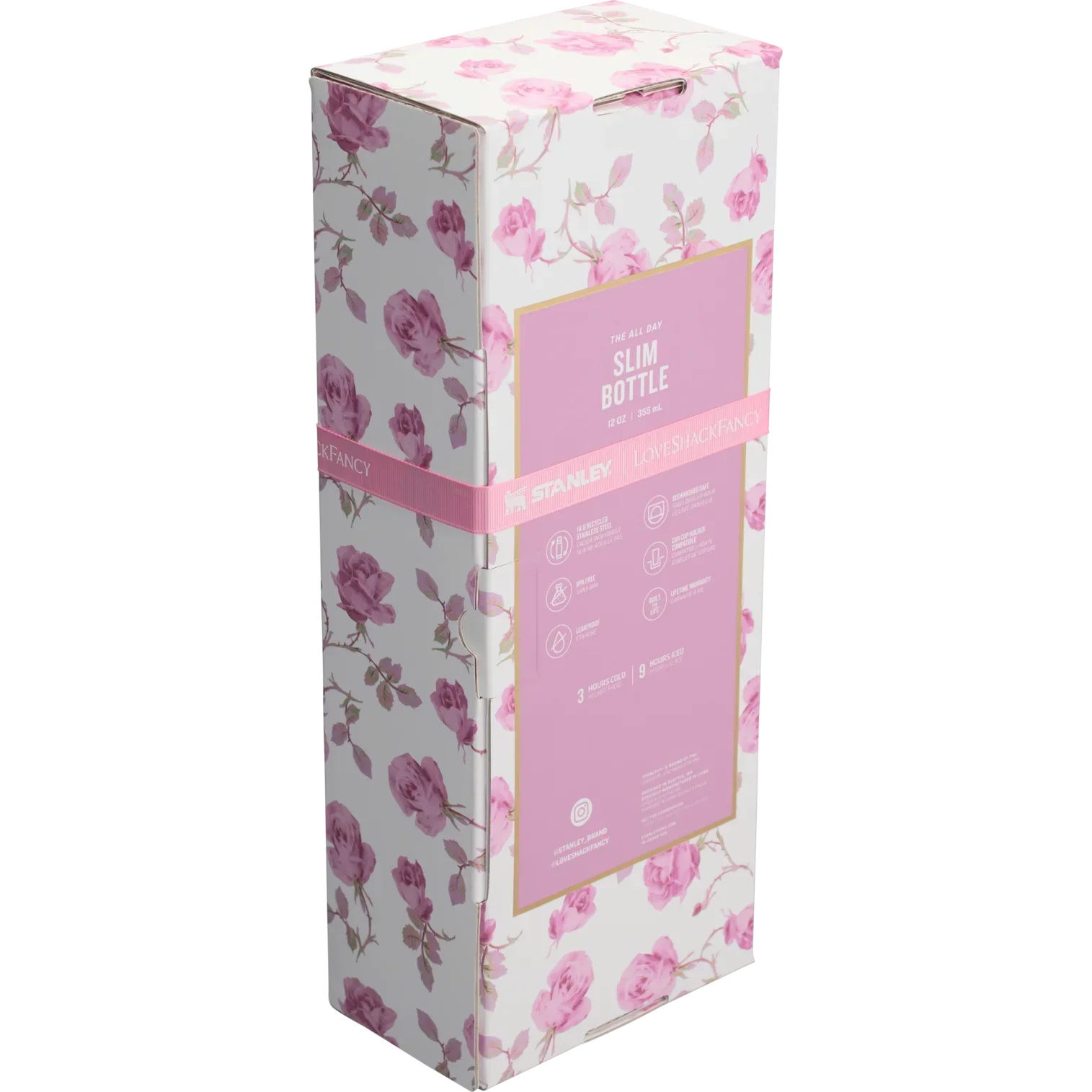 The Stanley x LoveShackFancy All Day Slim Bottle | 12 OZ