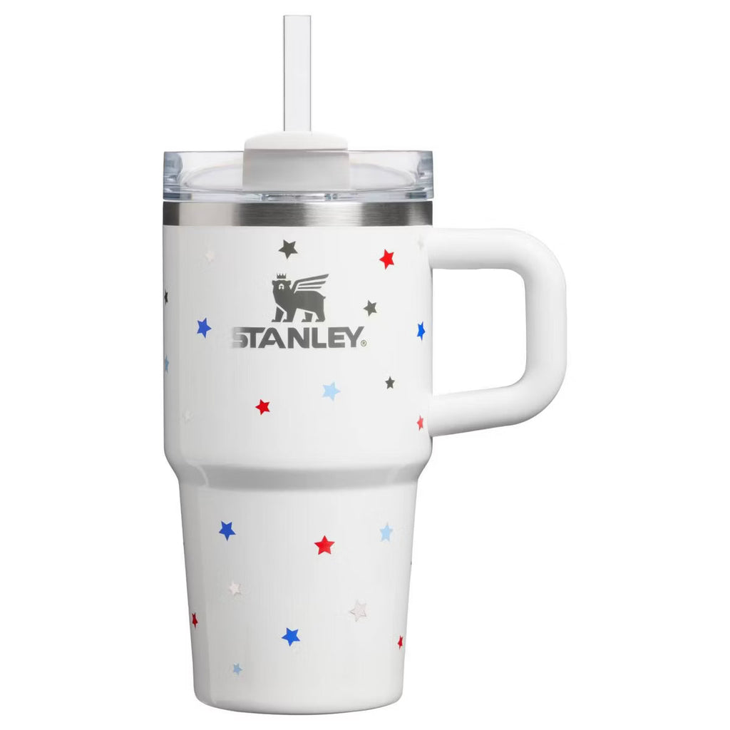 Stanley 20 oz Stainless Steel H2.0 FlowState Quencher Tumbler Blue Starry Stripes