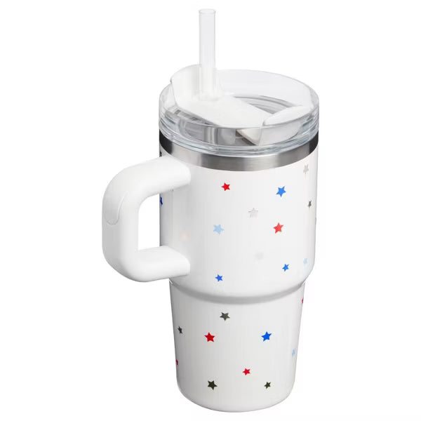 Stanley 20 oz Stainless Steel H2.0 FlowState Quencher Tumbler Blue Starry Stripes