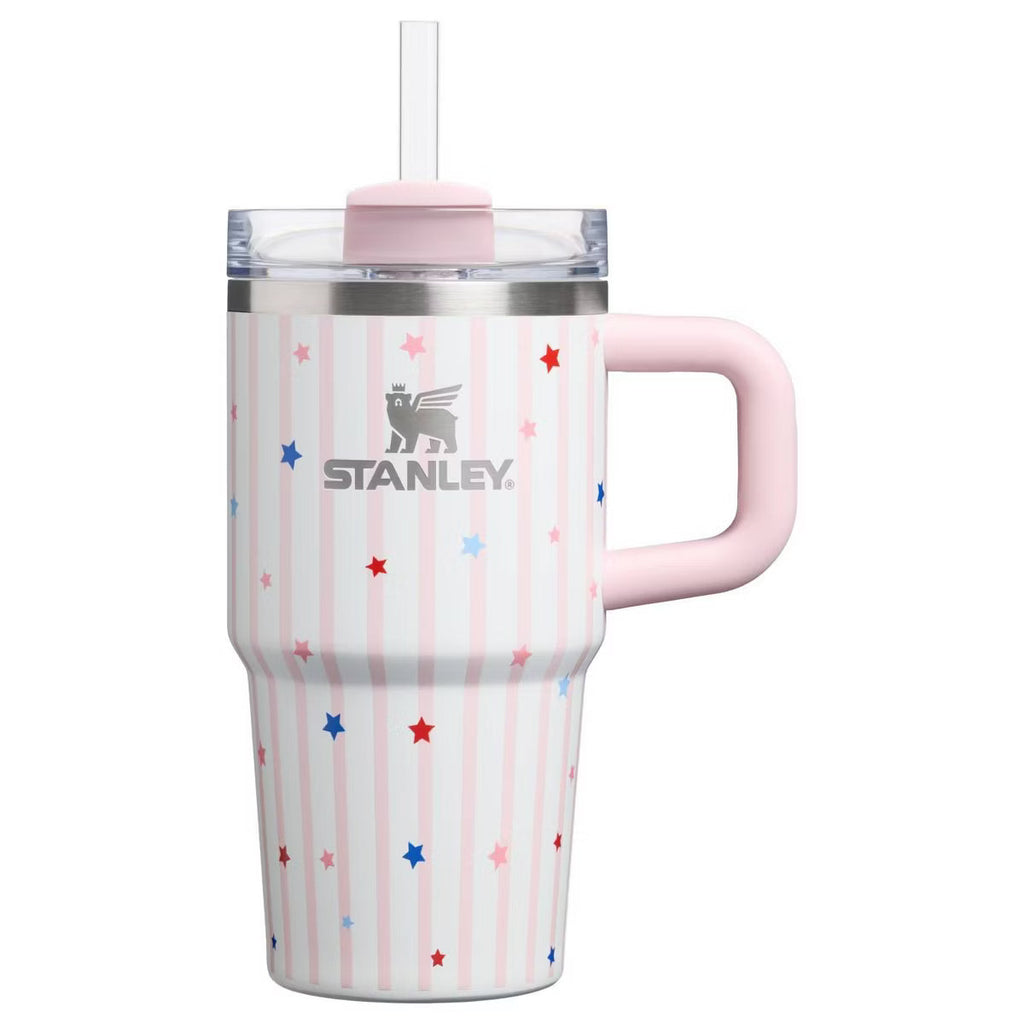 Stanley 20 oz Stainless Steel H2.0 FlowState Quencher Tumbler Blue Starry Stripes