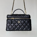 Chanel Women's Chain Logo Solid Color Casual Leather Shoulder Crossbody Tote Bag Bags #76226