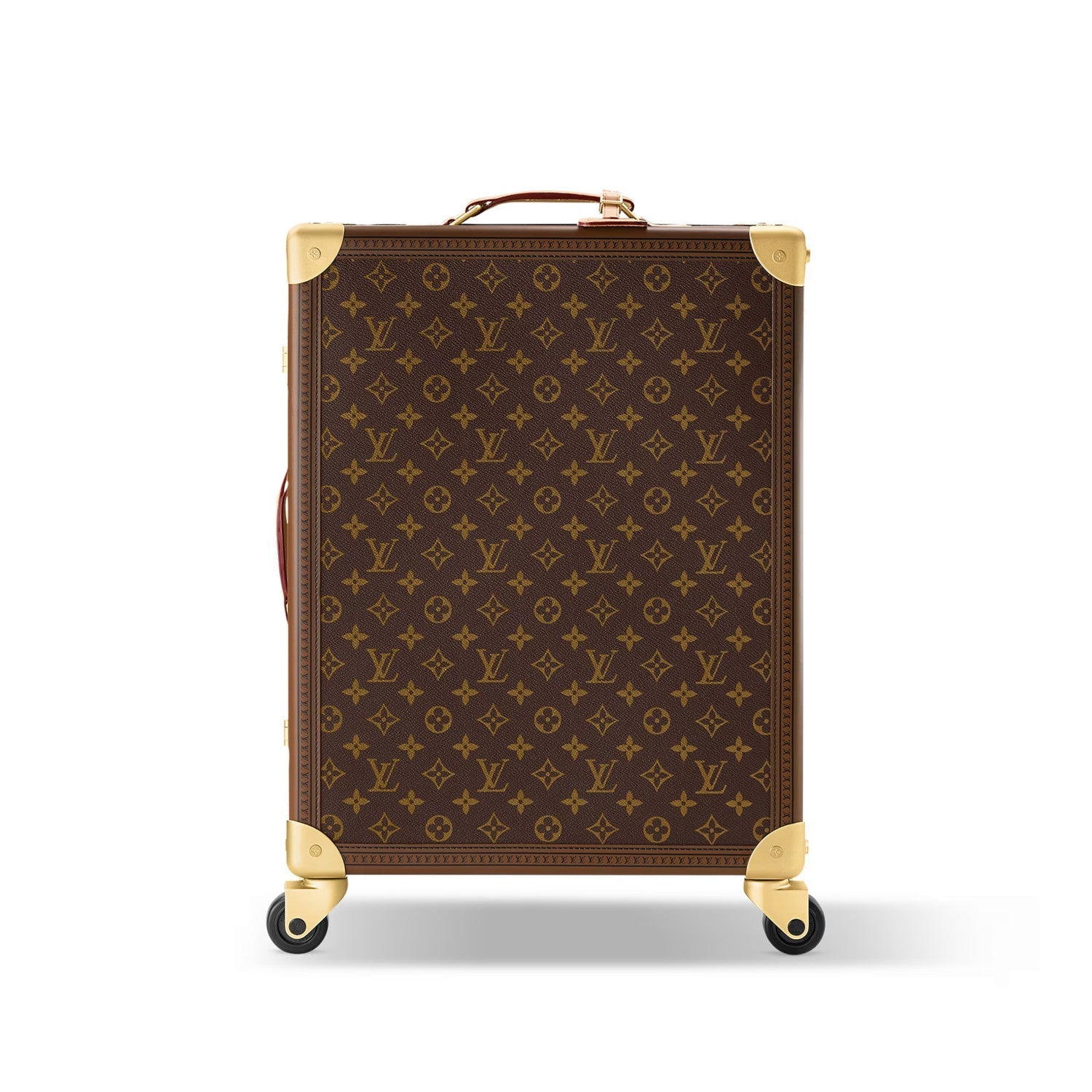 Louis Vuitton Rolling Trunk Men's and Women's Alphabet Logo Printed Solid Color Leather Trolley Case Luggage Bag Bags #76154