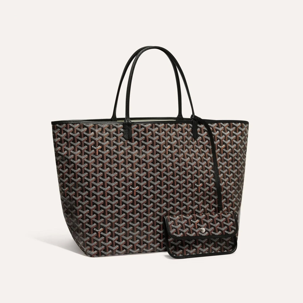 GOYARD Men's Women Saint Louis Handbag Y Full Print Casual Mother Bag Leather Shoulder Bag Tote Bags #77387