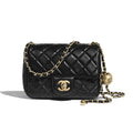 Chanel Flap Bag Small Golden Ball. Single Shoulder Messenger Bag Multicolor Double Size Leather Bags #77345