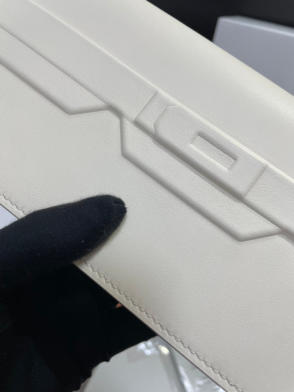 Hermes Birkin Shadow Women's Solid Color Flap Open Square Cowhide Clutch Bag Bags #76412