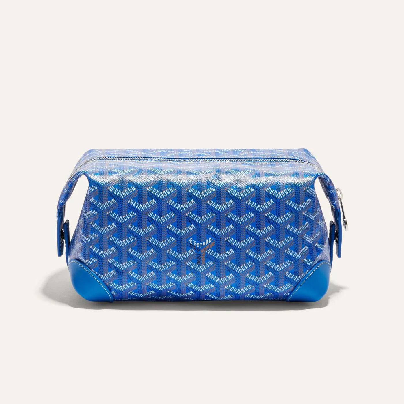 GOYARD Bowling 25 Men's and Women's Y-shaped Old-fashioned Full-print Zipper Leather Handbag Makeup Bag Bags #77132