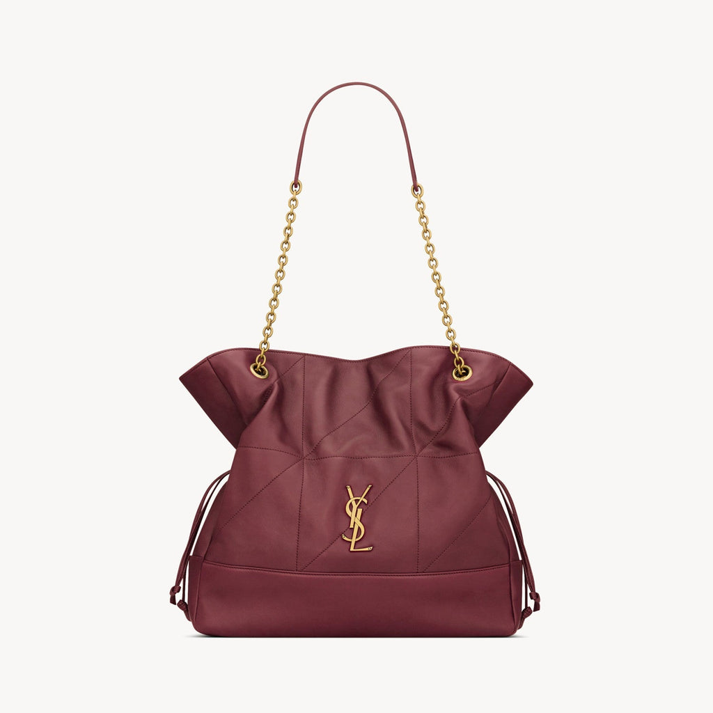 SAINT LAURENT JAMIE Women's Solid Color Suede Leather Chain Shoulder Strap Shopping Bag Shoulder Bags #75511