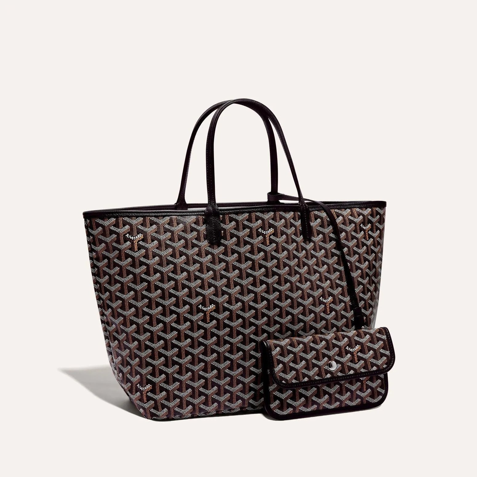 GOYARD Men's Women Saint Louis Handbag Y Full Print Casual Mother Bag Leather Shoulder Bag Tote Bags #77386