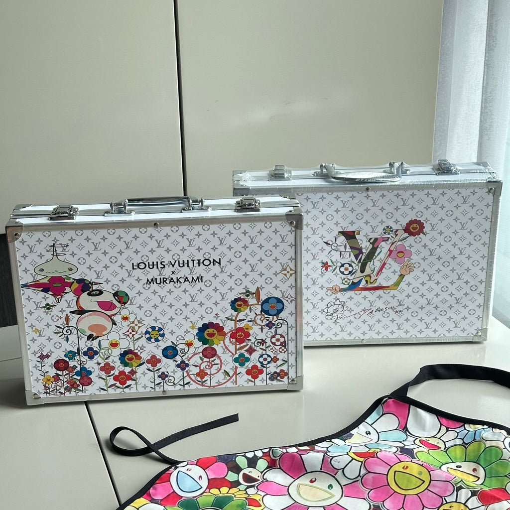 Louis Vuitton LV xTM Superflat Colourful Monogrammed Case Paintbrush Gift Set #76719