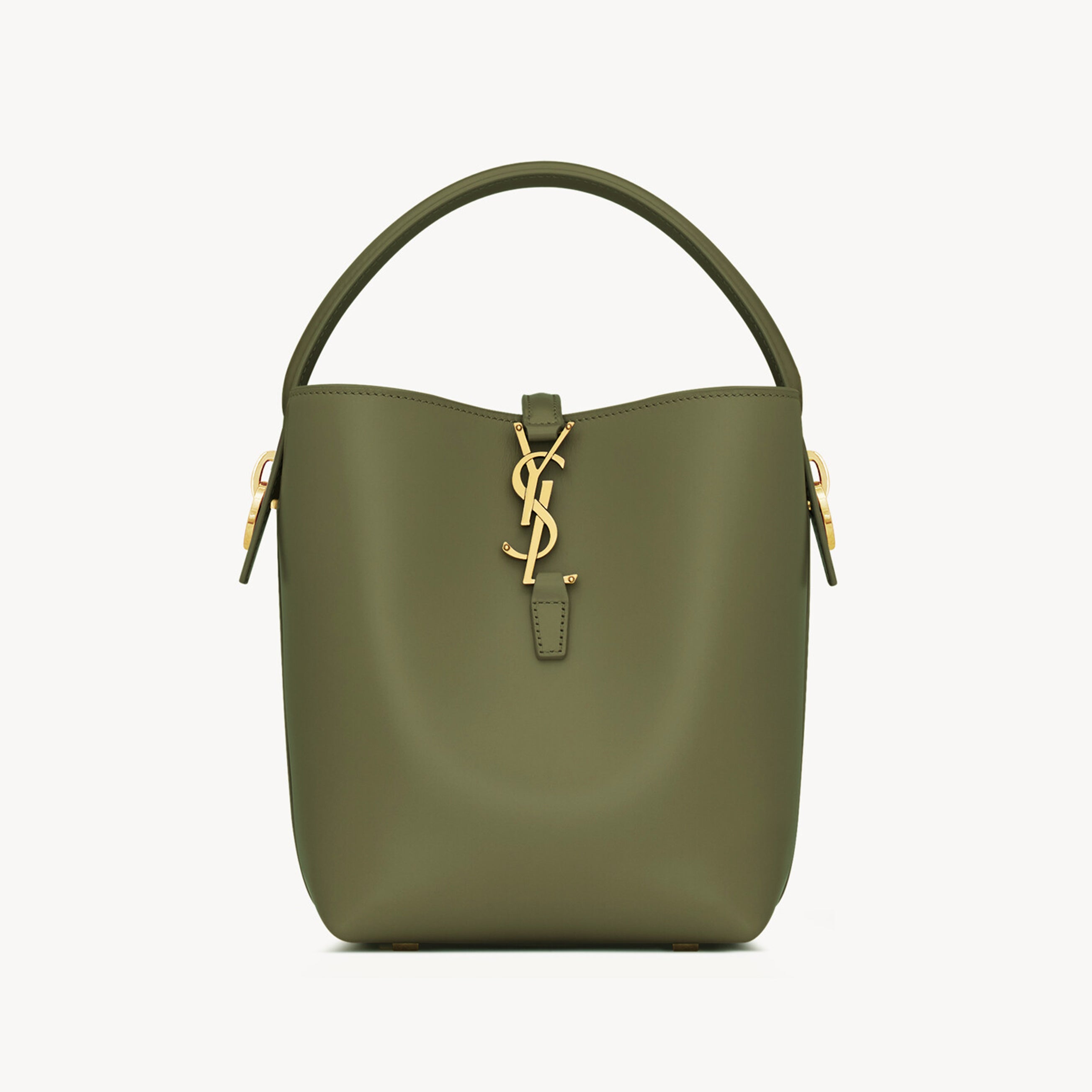 Saint Laurent Women's LE 37 Logo Hook Buckle mini Small Glossy Solid Color Bucket Bag Suede Leather Handbags Casual Bags 7490362R20W9207 #81334
