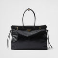 Prada Bonnie Soft Lux Women's Series Solid Color Oil-Waxed Leather Logo Handbag Casual Crossbody Bag Bags #77824